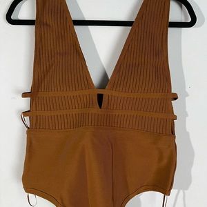 Fashion Nova Cut To The Action Bandage Bodysuit